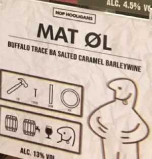 MatOl Buffalo Trace 13% BA Barleywine with salted Caramel