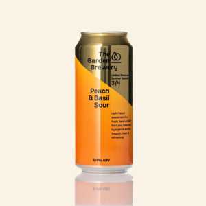 Peach and Basil Sour